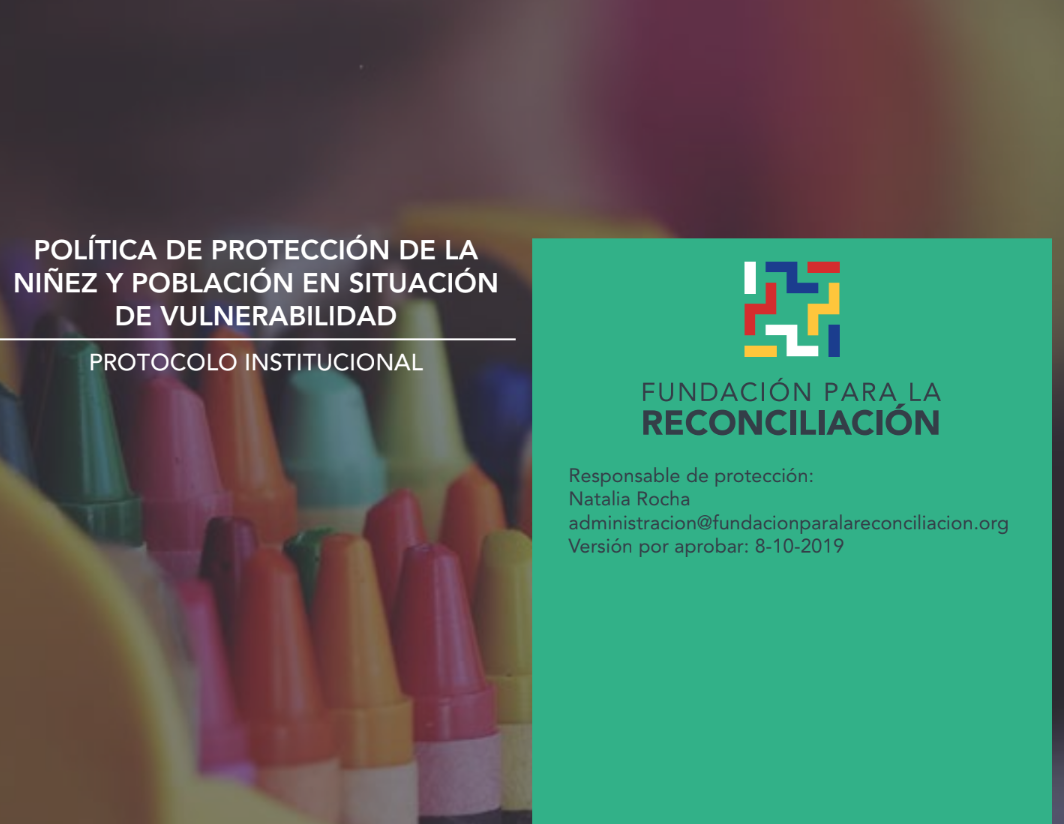 Portada de Política de protección infantil y población vulnerable